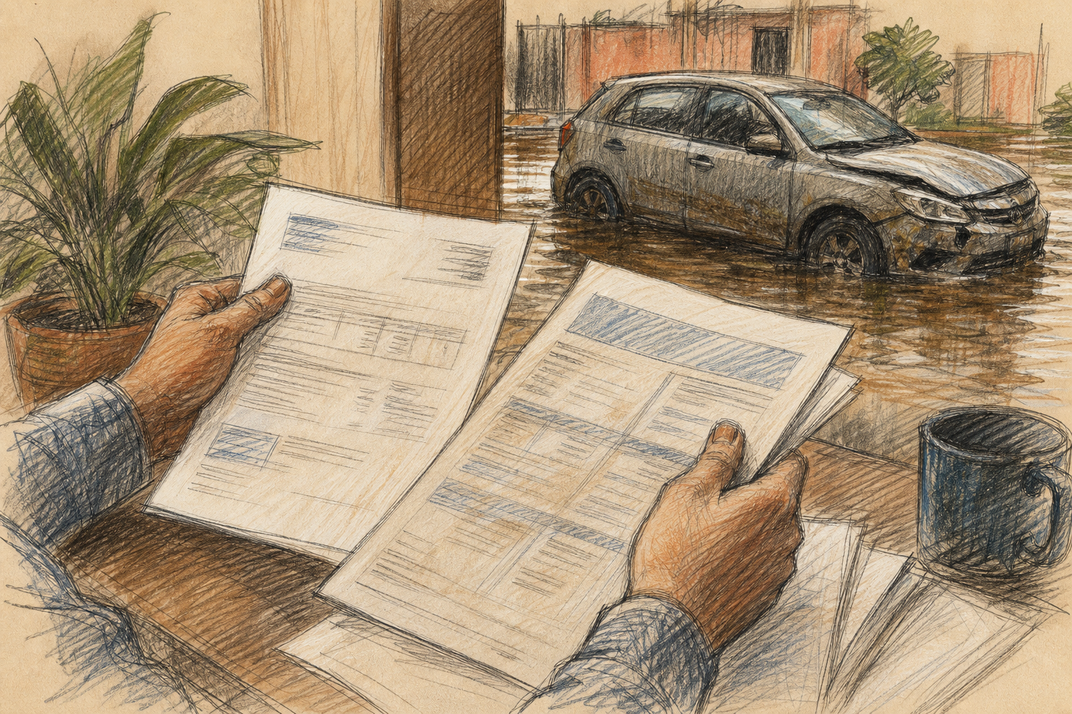Aseguradora pierde juicio y debe pagar auto dañado por inundación