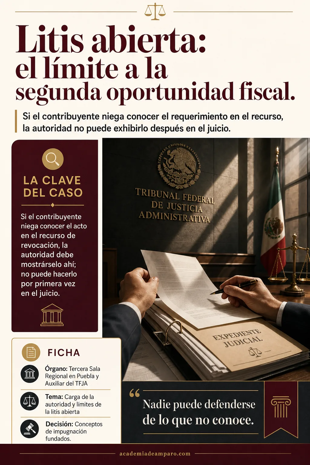 Litis Abierta: Límite a la Segunda Oportunidad Fiscal