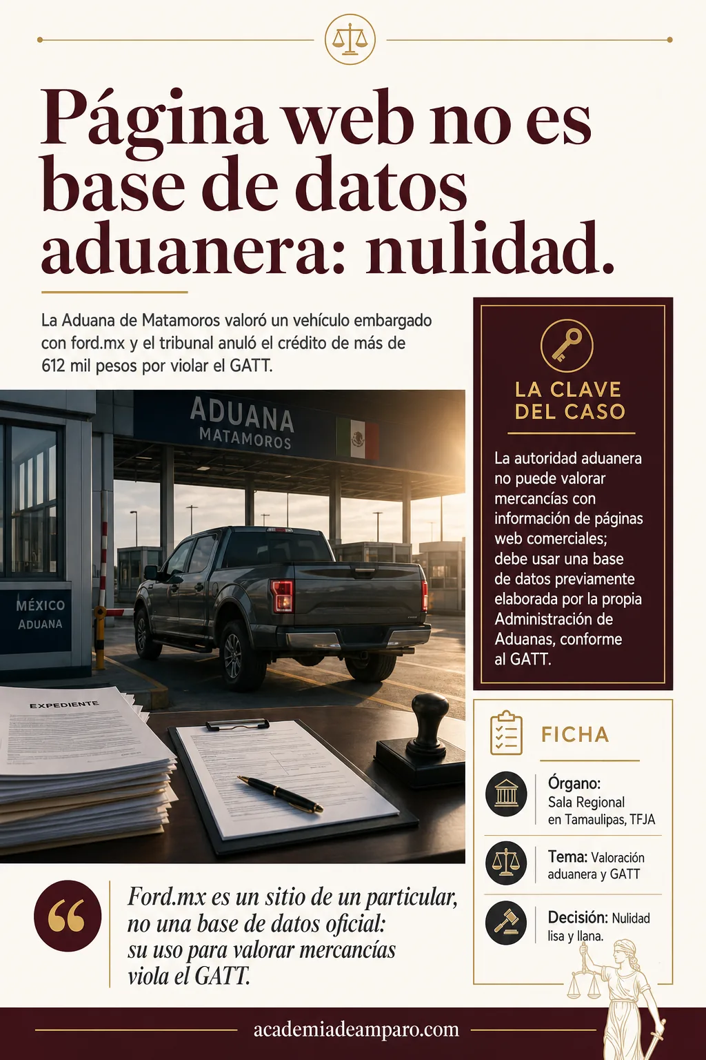 Página web no es base de datos aduanera: TFJA anula crédito