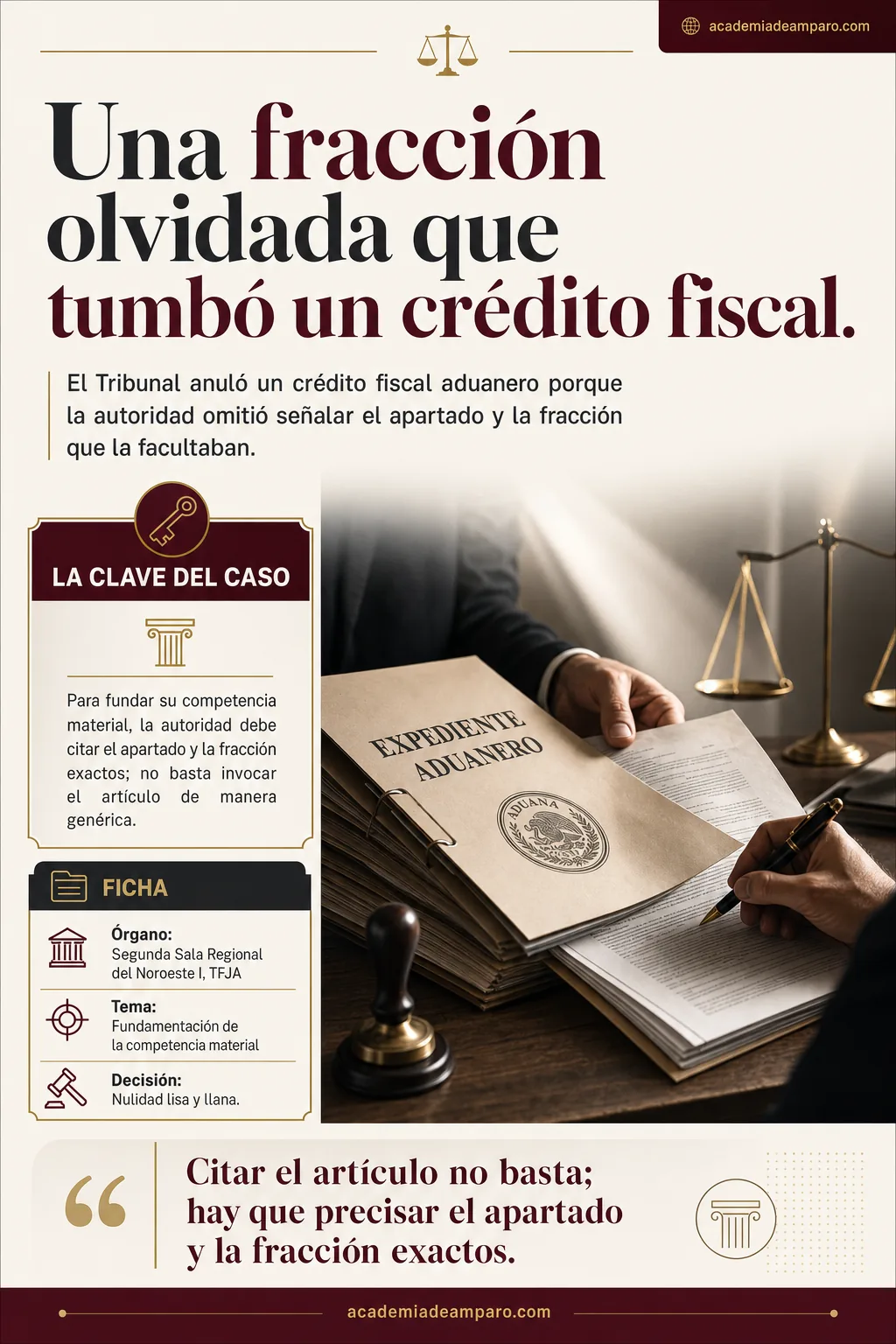 Nulidad por competencia mal fundada en el TFJA