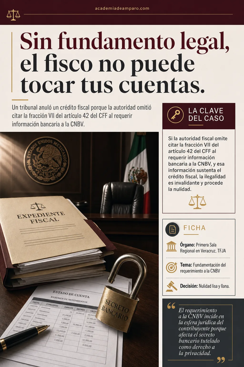Nulidad por omitir fracción VII art. 42 CFF en CNBV
