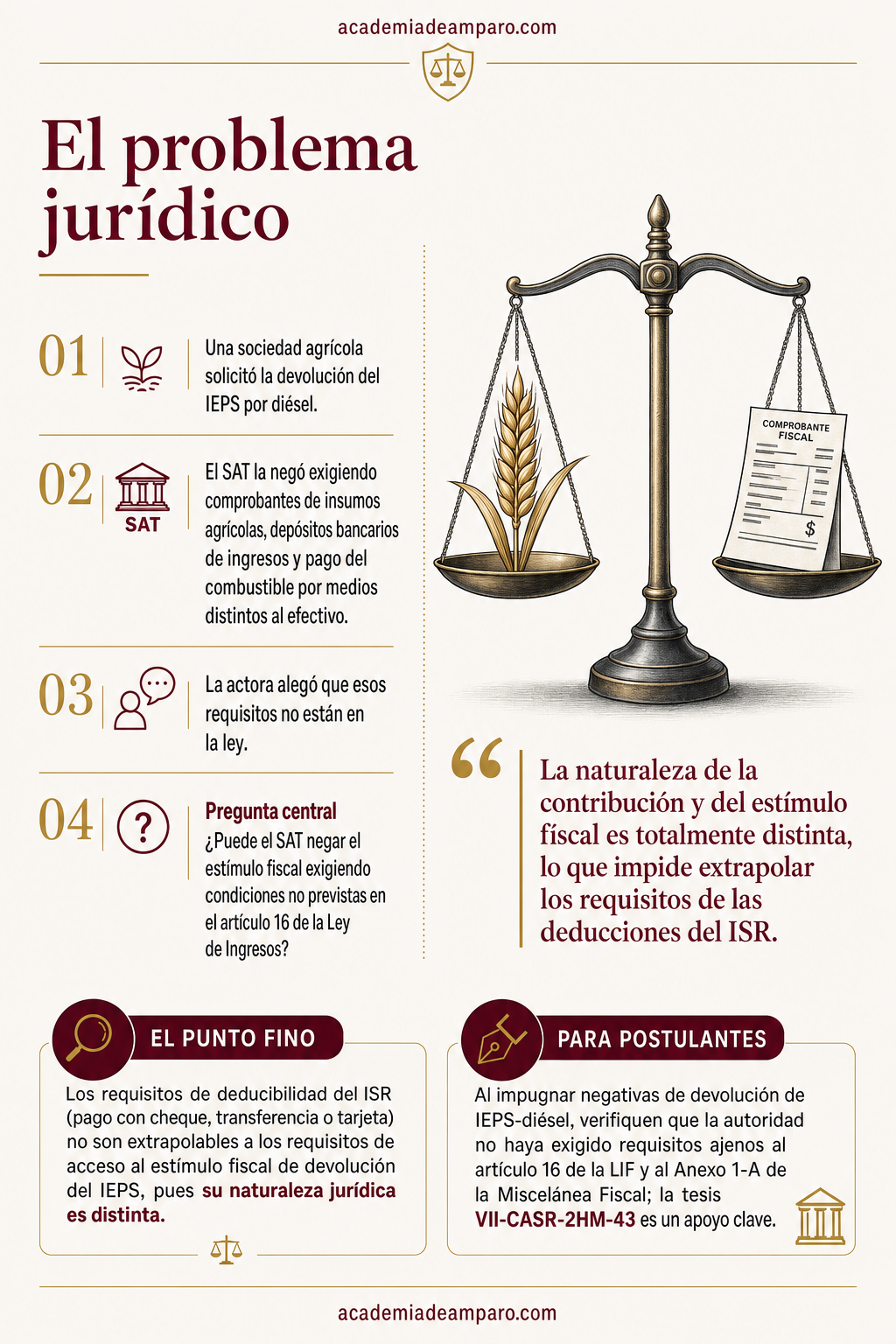 La historia detrás del caso - El SAT no puede inventar requisitos para negar estímulos