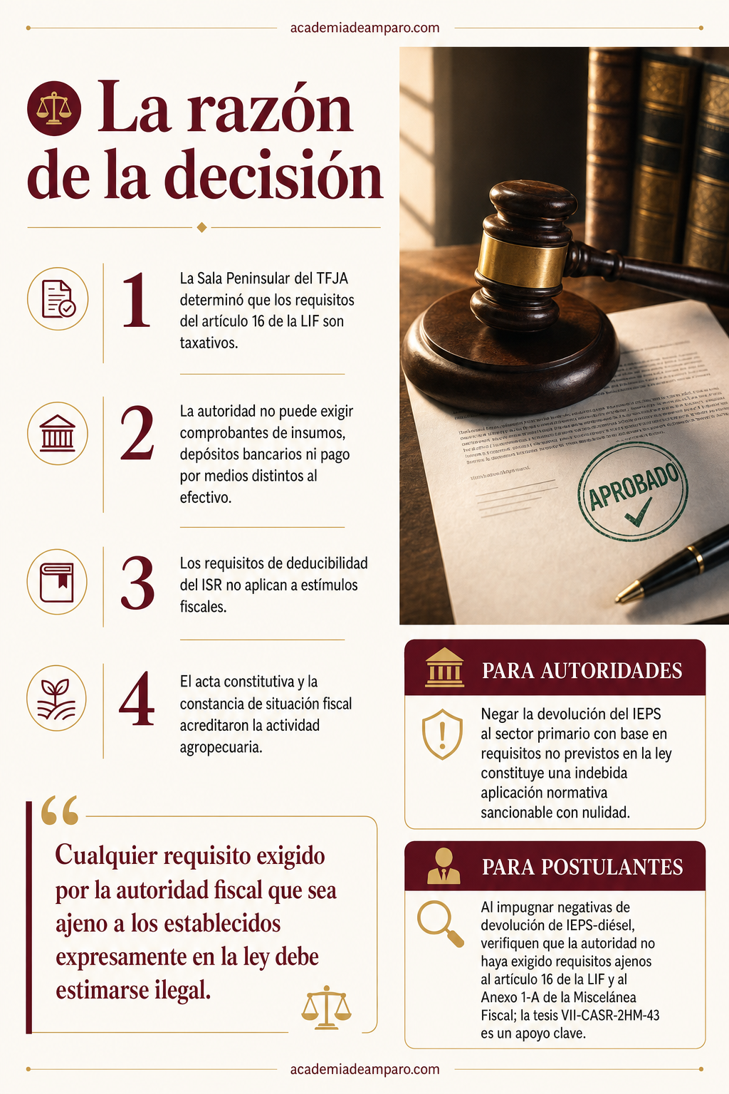 El problema jurídico - El SAT no puede inventar requisitos para negar estímulos