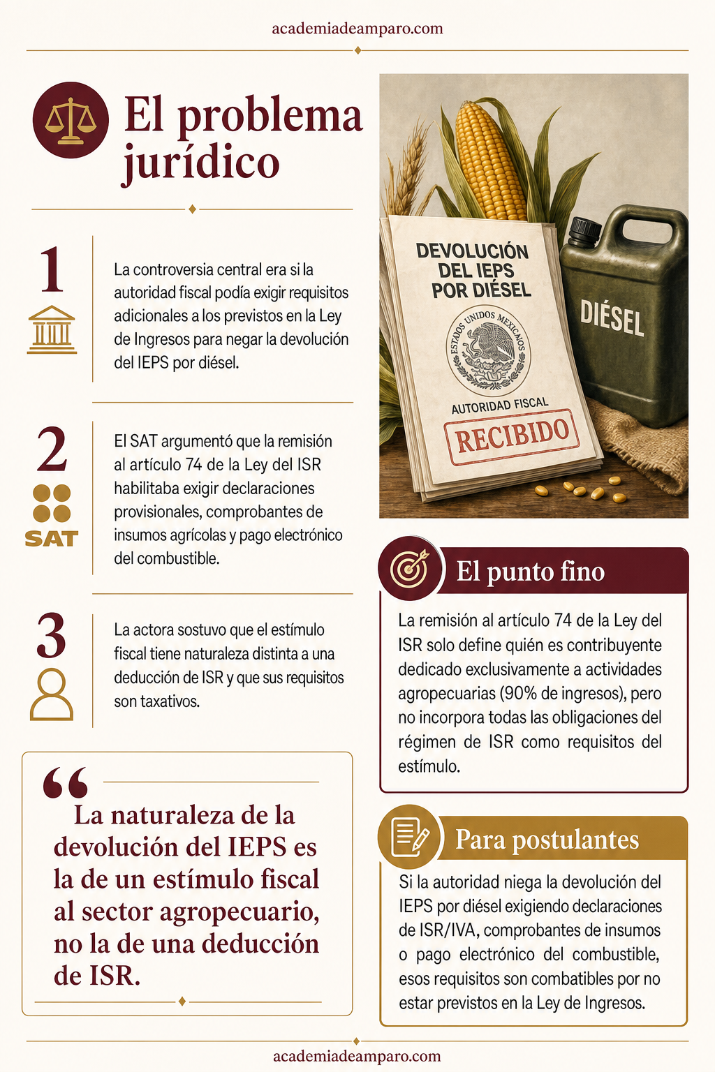 La historia detrás del caso - El SAT no puede inventar requisitos para negar estímulos