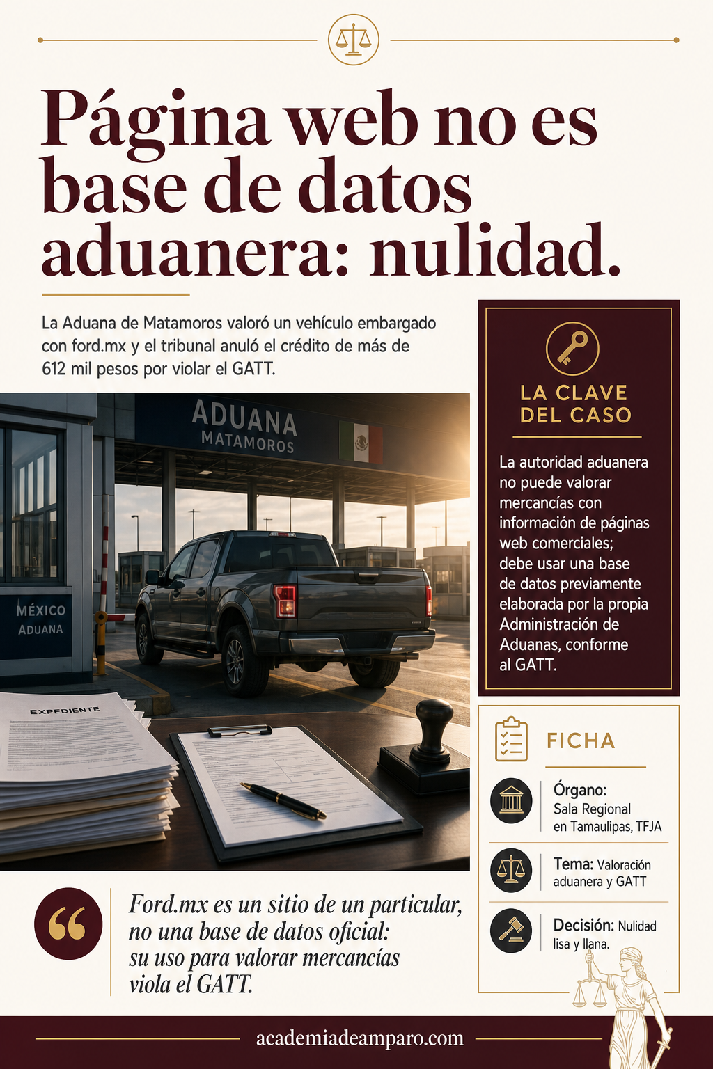 Página web no es base de datos aduanera: TFJA anula crédito