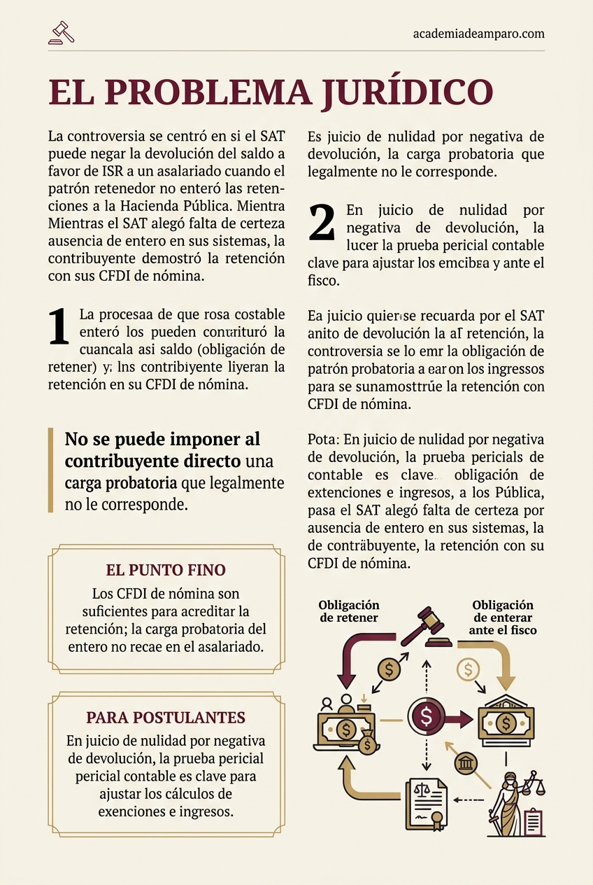 La historia detrás del caso - Devolución de ISR: el trabajador no paga por el patrón