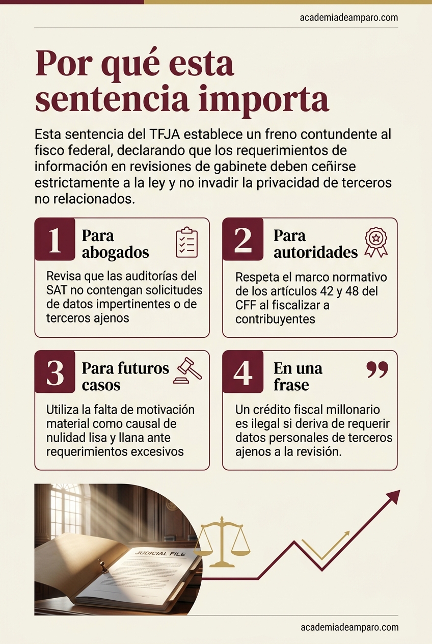 La razón de la decisión - El TFJA frena requerimientos excesivos del SAT