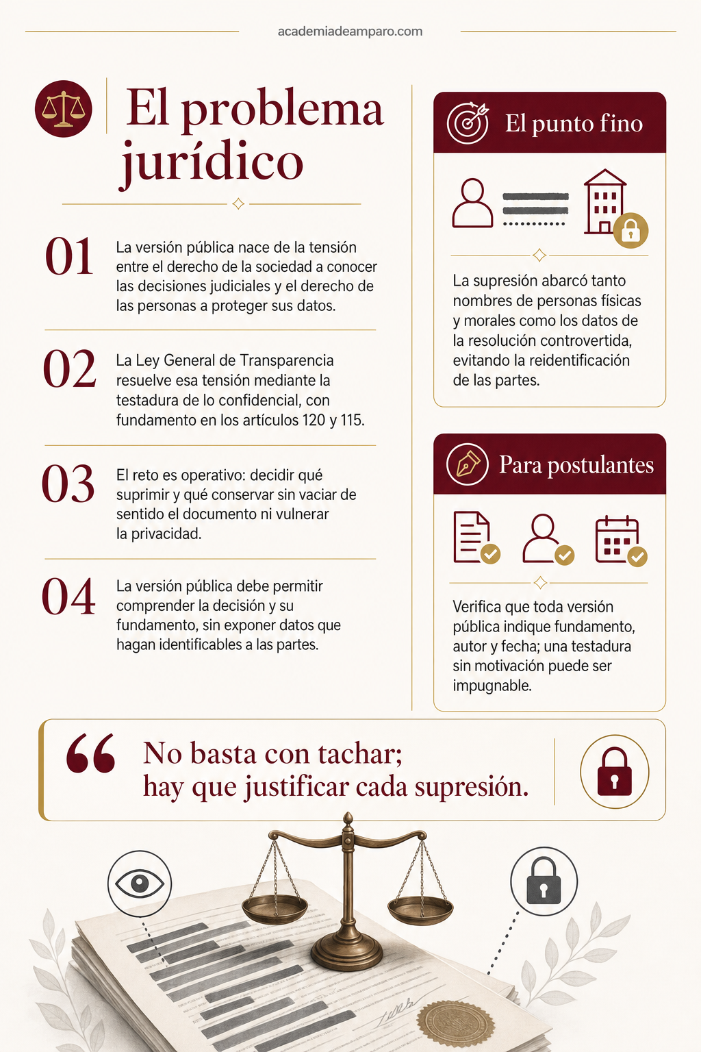 La historia detrás del caso - La versión pública que protege lo confidencial