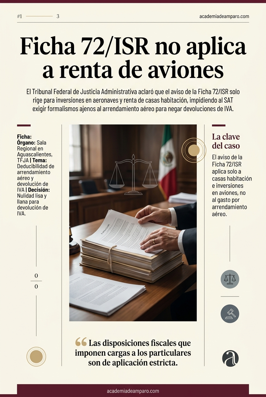SAT no puede negar devolución de IVA por renta de aviones