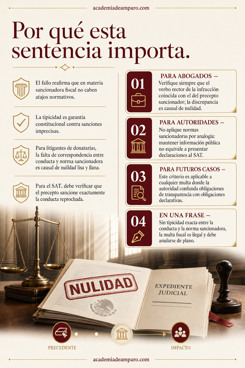 La razón de la decisión - La multa que no encajó: tipicidad fiscal a debate