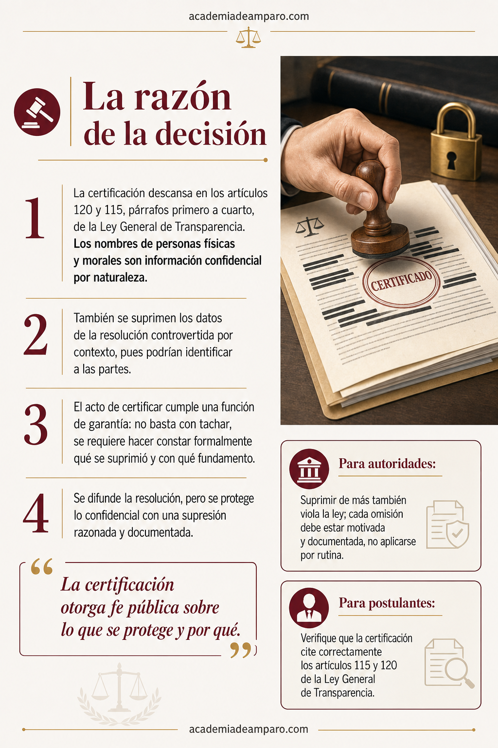 El problema jurídico - La versión pública que casi lo borra todo