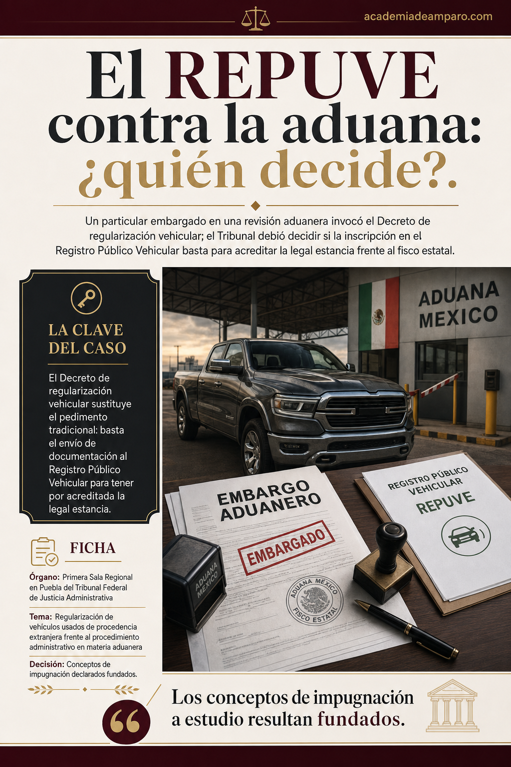 TFJA avala regularización vehicular sin pedimento aduanero