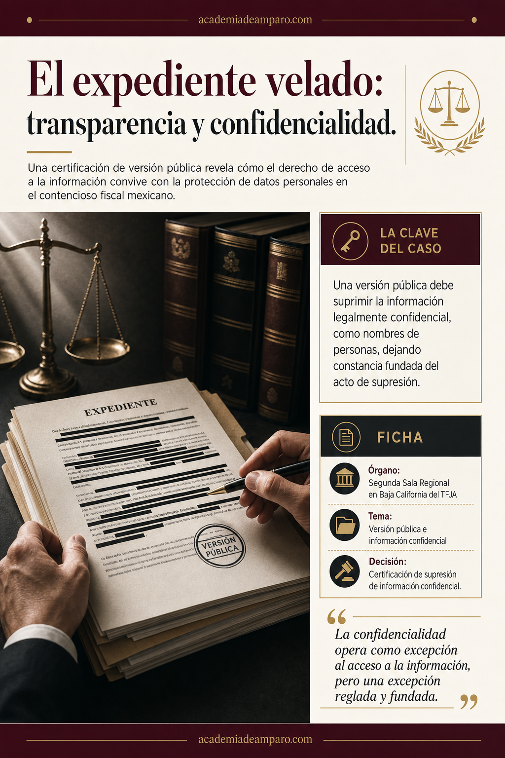 Versión Pública TFJA: Transparencia y Confidencialidad