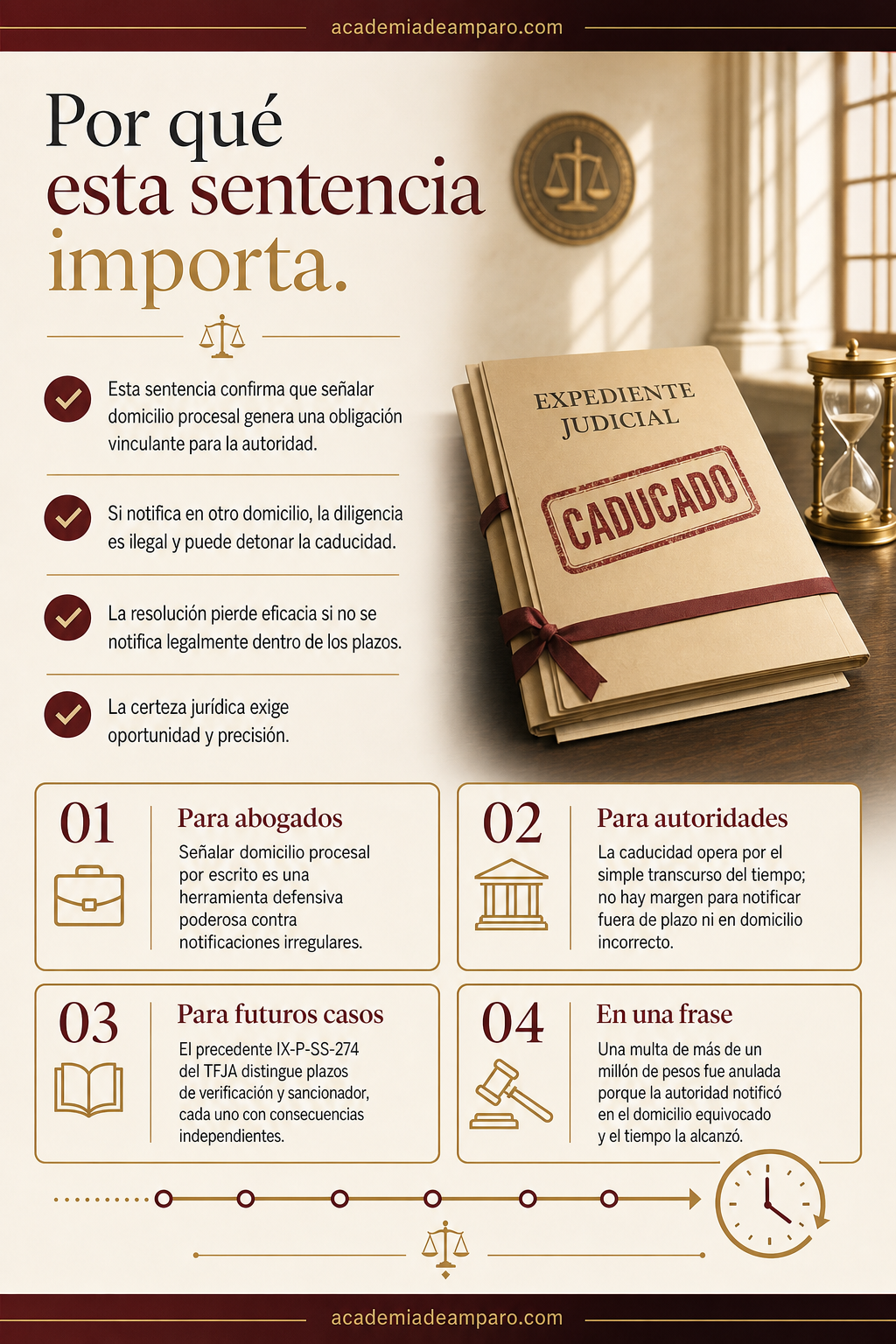 La razón de la decisión - Multa de $1.18 millones anulada por caducidad del SAT