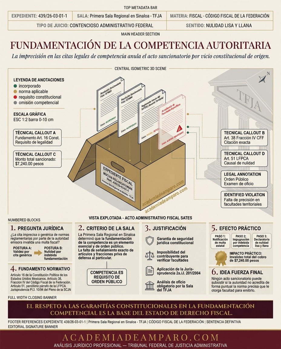 Infografía: Multa del SAT estatal: TFJA la anula por incompetencia (2026)